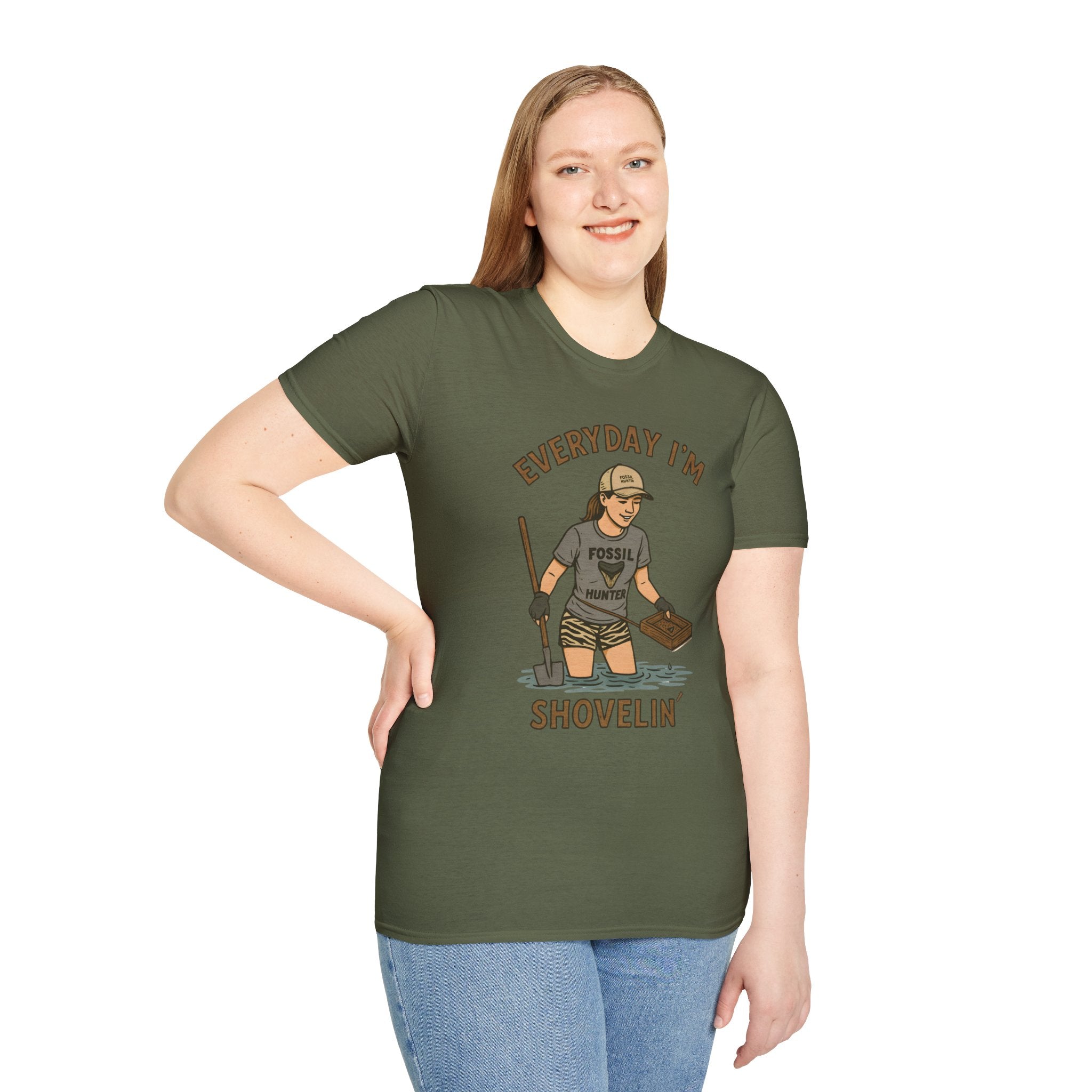 Everyday I'm Shovelin' - for women fossil hunters