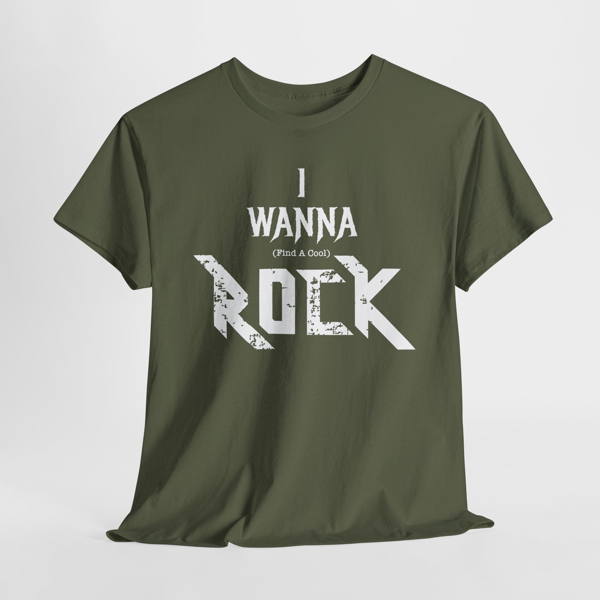 I WANNA (find a cool) ROCK - T-Shirt for Rock Lovers